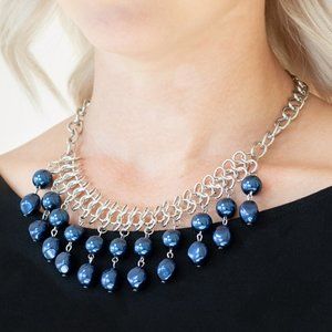 Paparazzi 5th Avenue Fleek Blue Necklace and Earring Set